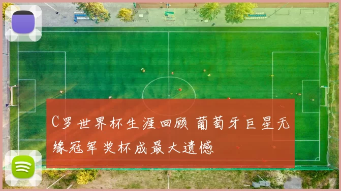 C罗世界杯生涯回顾 葡萄牙巨星无缘冠军奖杯成最大遗憾